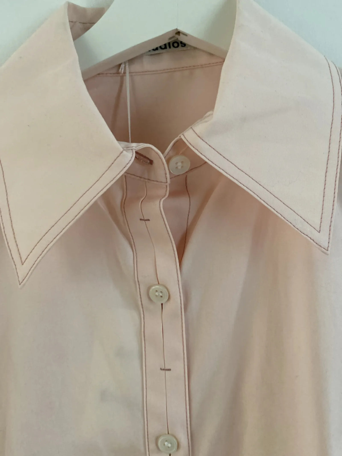 Acne Studios Sezanne Wash Pop-skjorta NWT