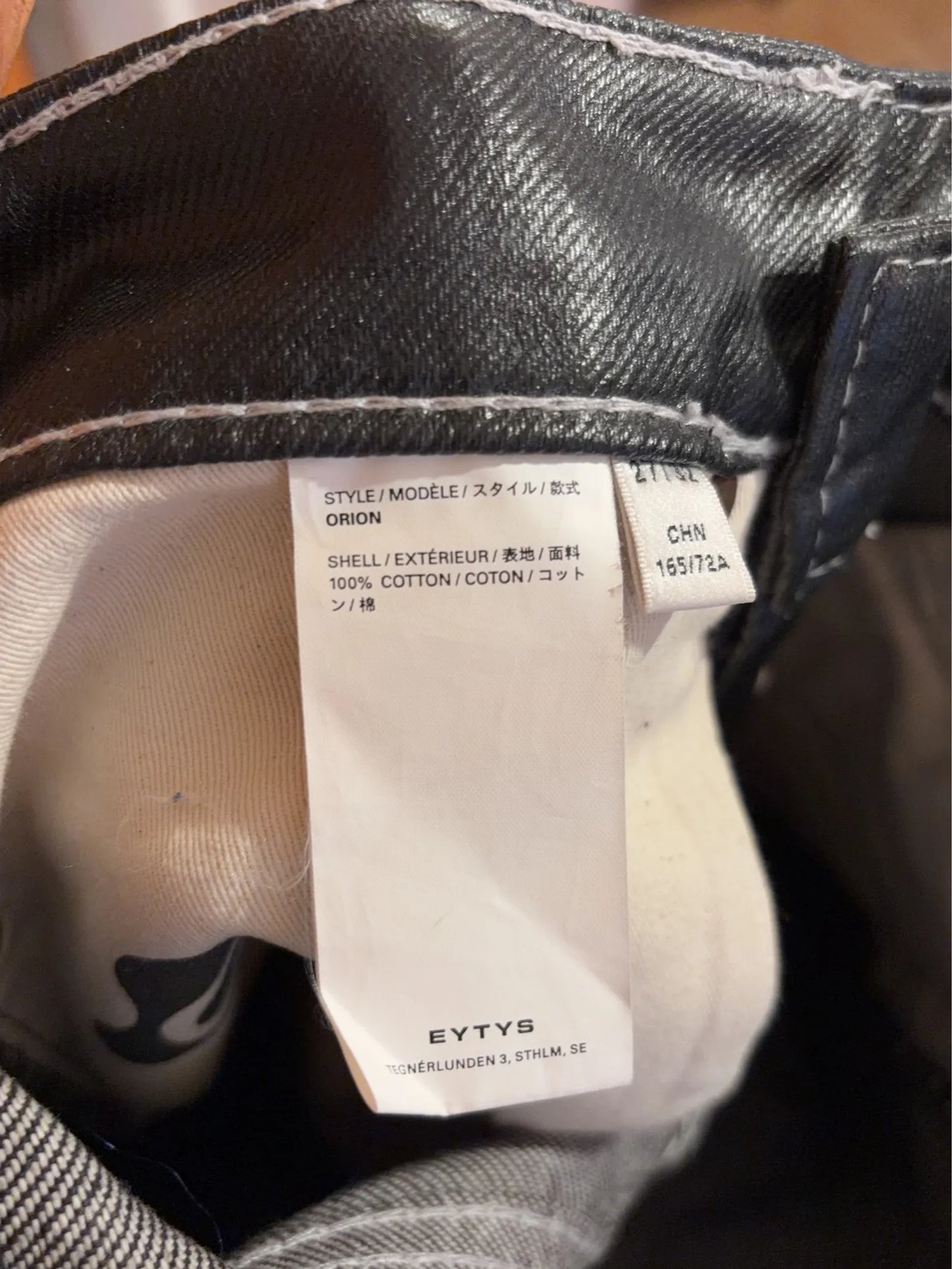 Eytys Orion Tar Black-jeans