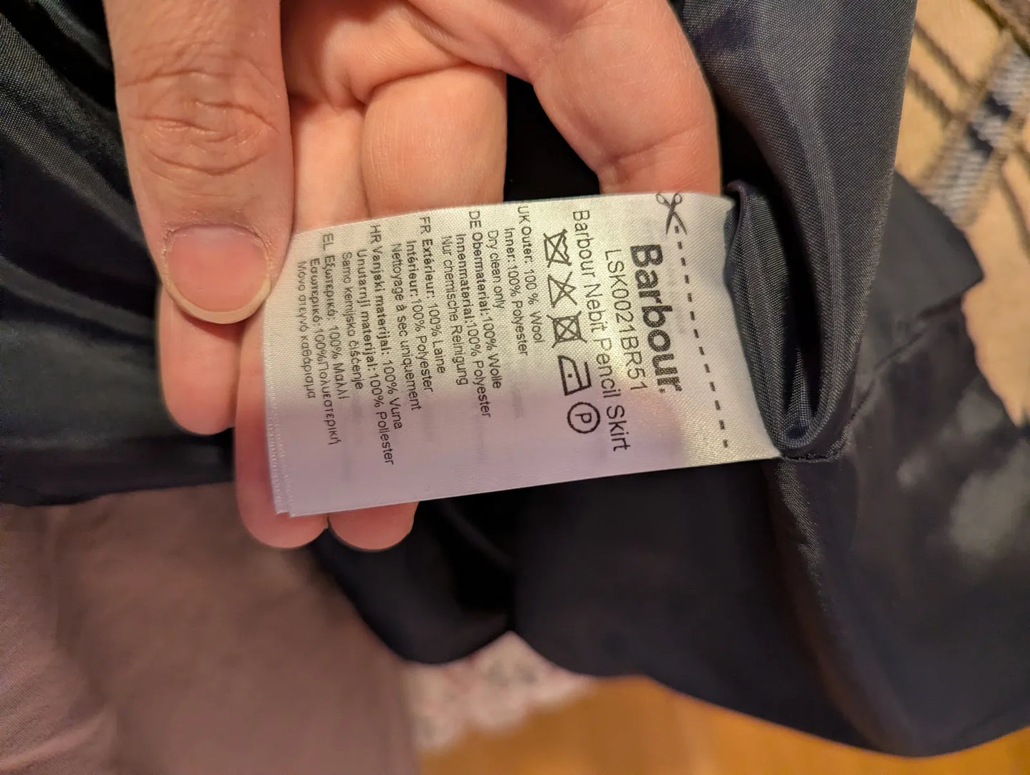 Barbour-ullkjol NWOT