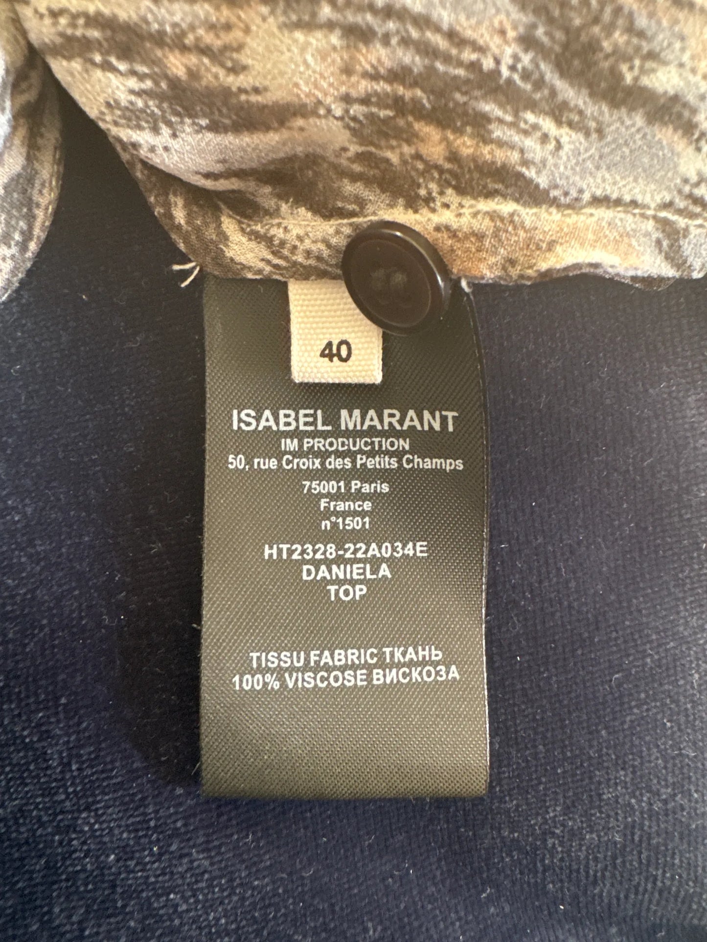 Isabel Marant Daniela-blus NWOT