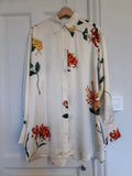 Toteme Floral-print Satin Shirt