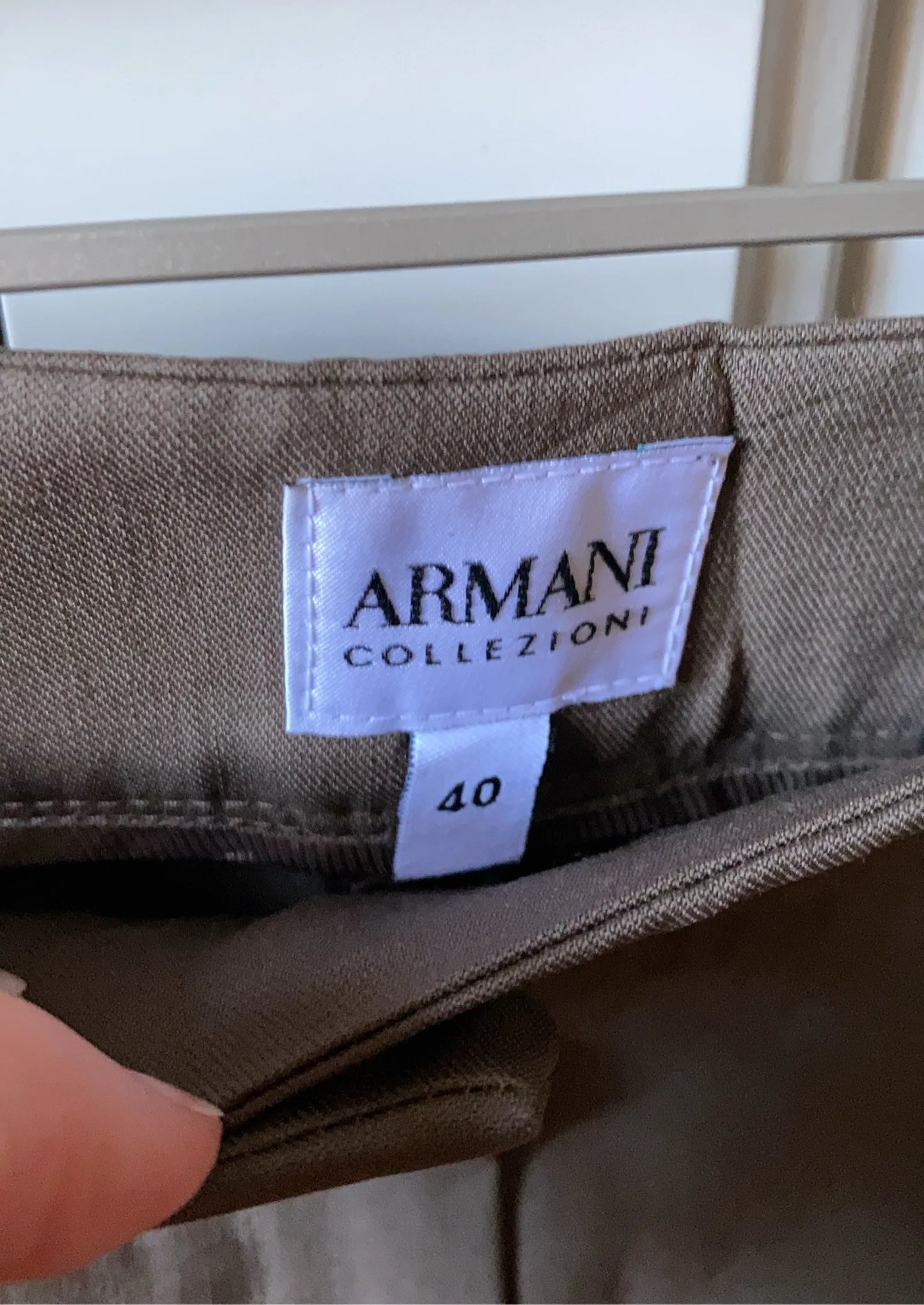 Armani-ullkostymbyxor