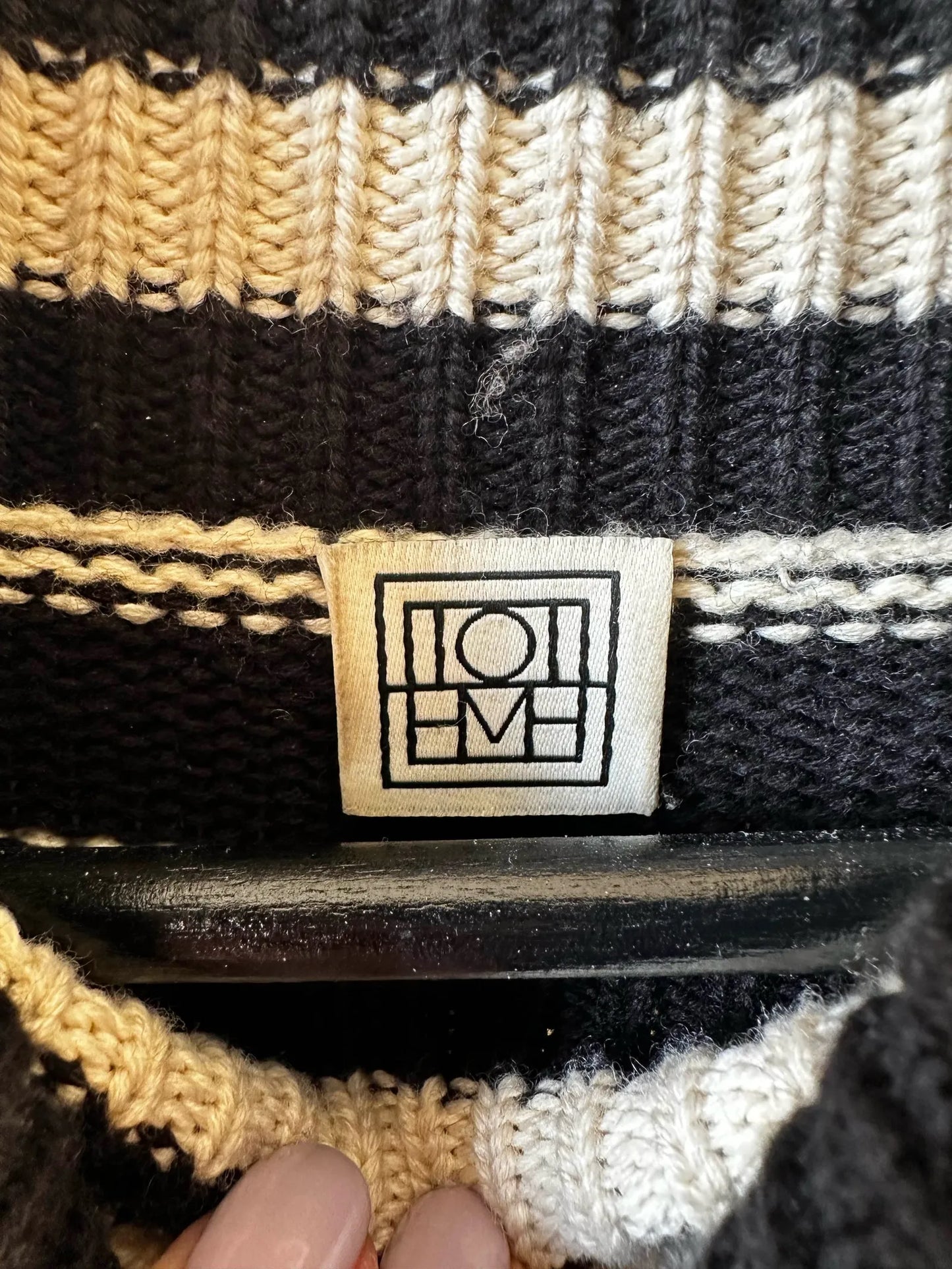 Toteme Signature Stripe-ulltröja