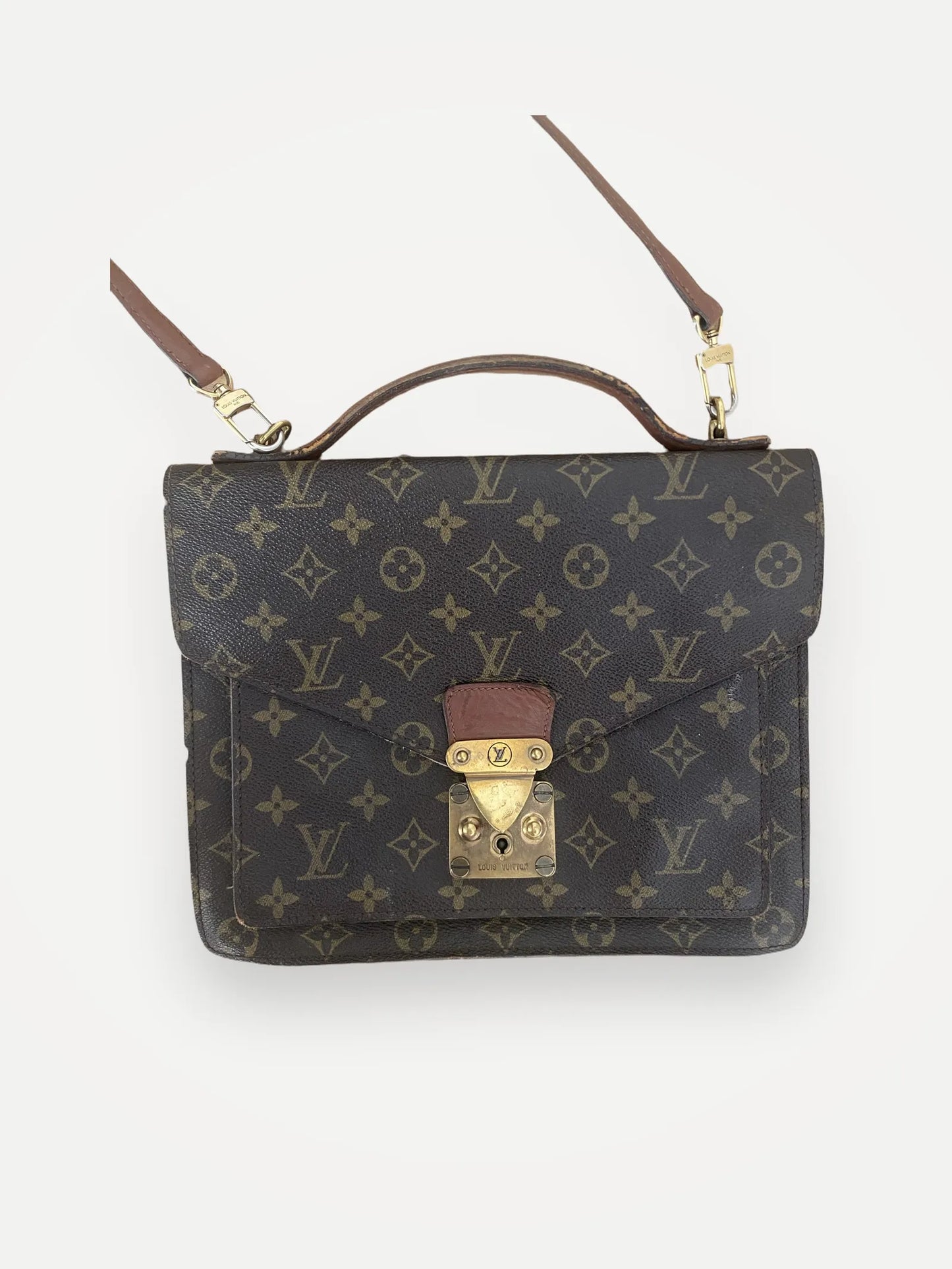 Louis Vuitton-skinnaxelremsväska