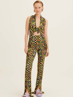 Siedres Kaleidoscope Printed Pants Trousers