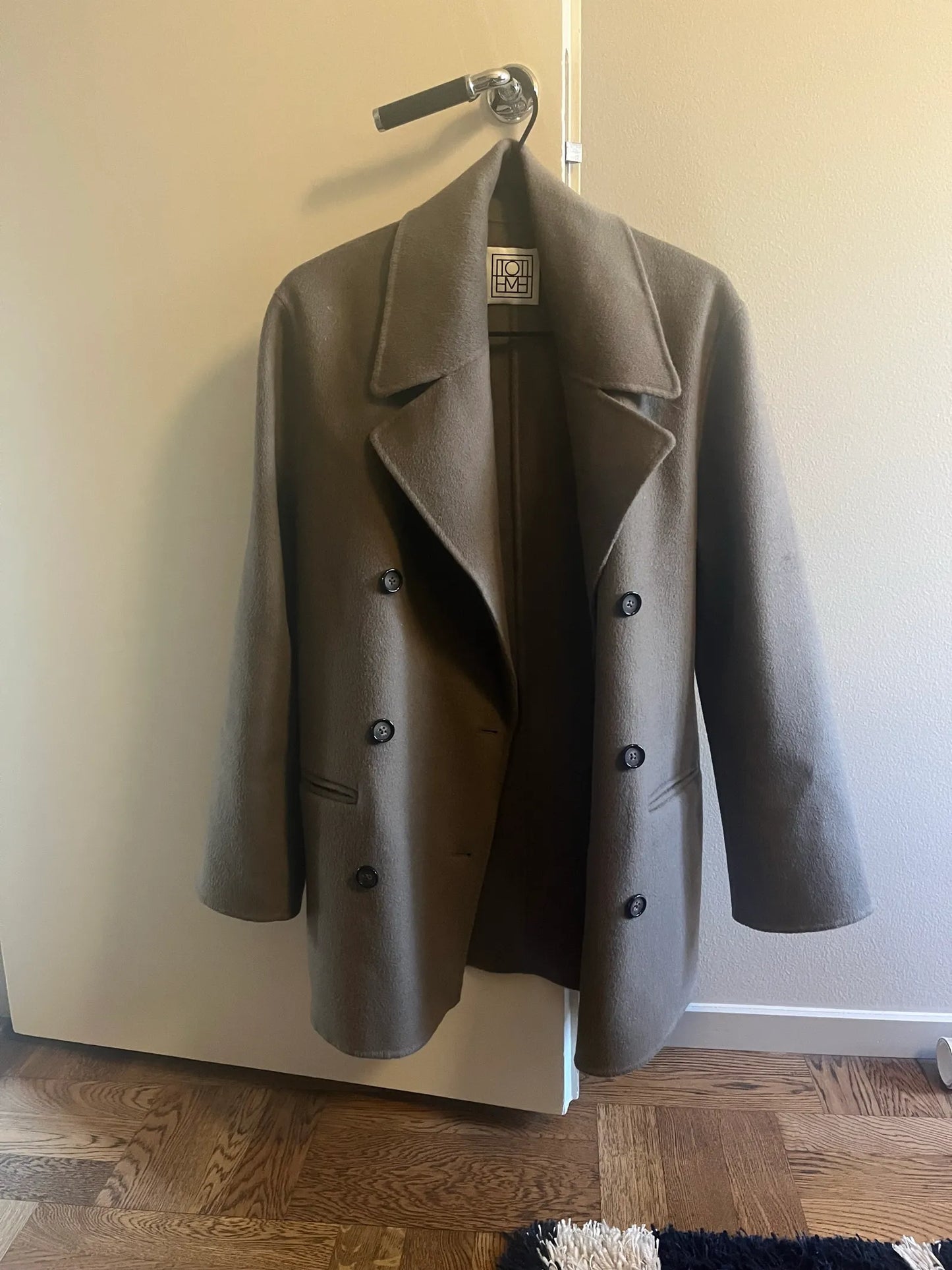 Toteme Double Breasted Wool Jacket