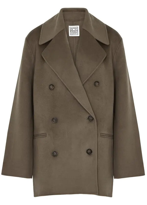 Toteme Double Breasted Wool Jacket
