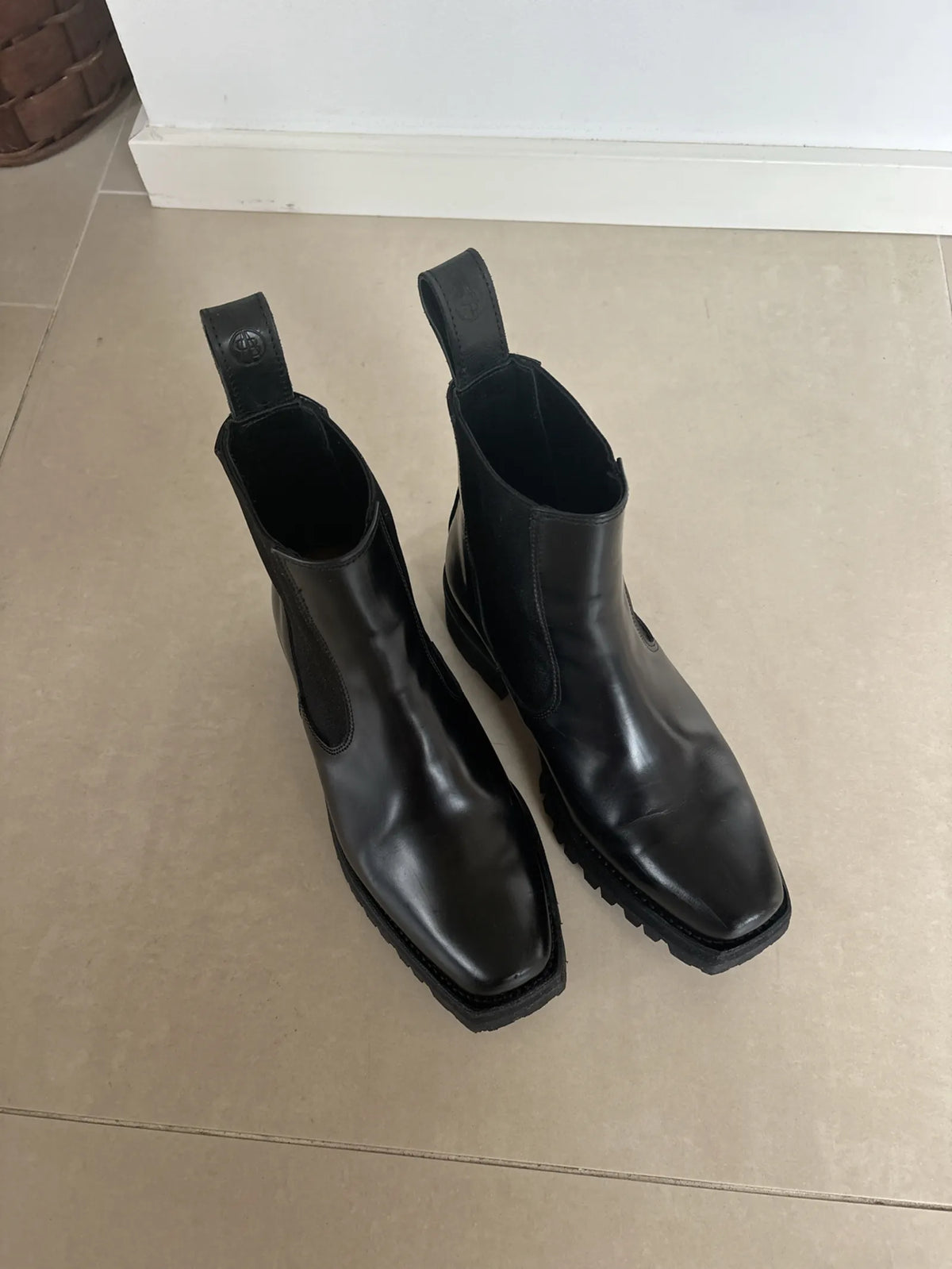 Primeskinnboots Bo Antique Black-boots