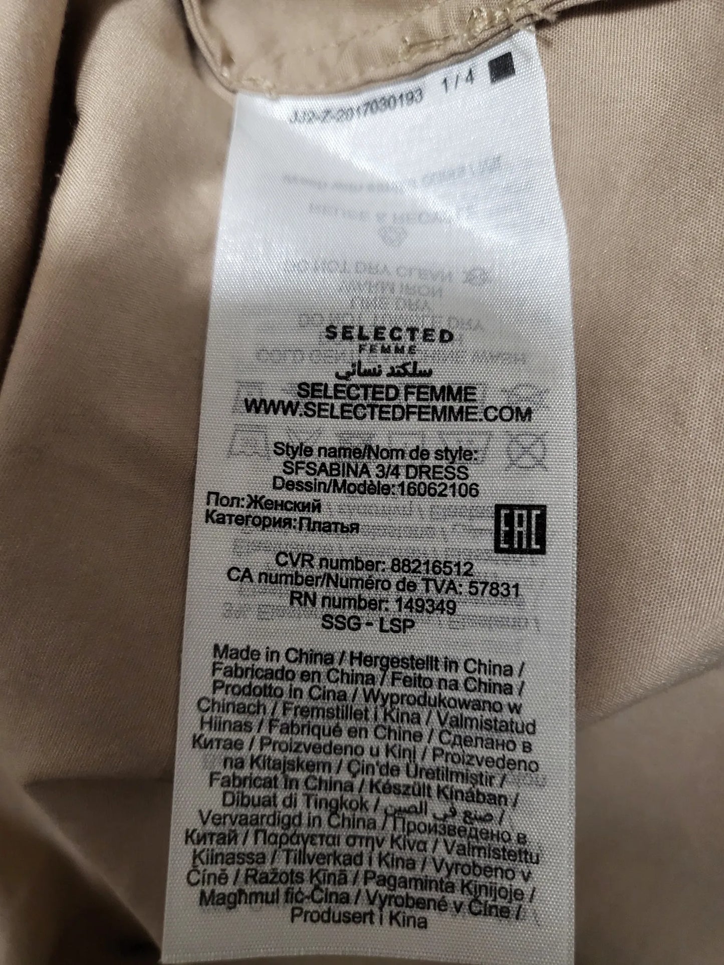 SELECTED Sabina Dress