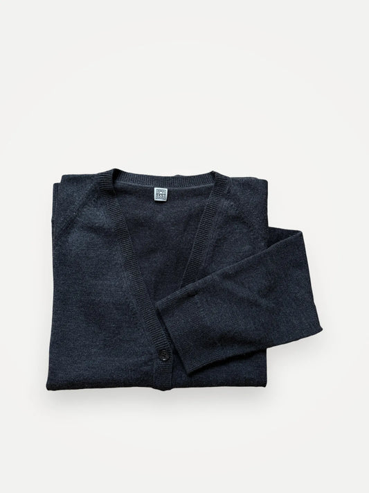 Toteme Raglan Sleeve Wool Cardigan
