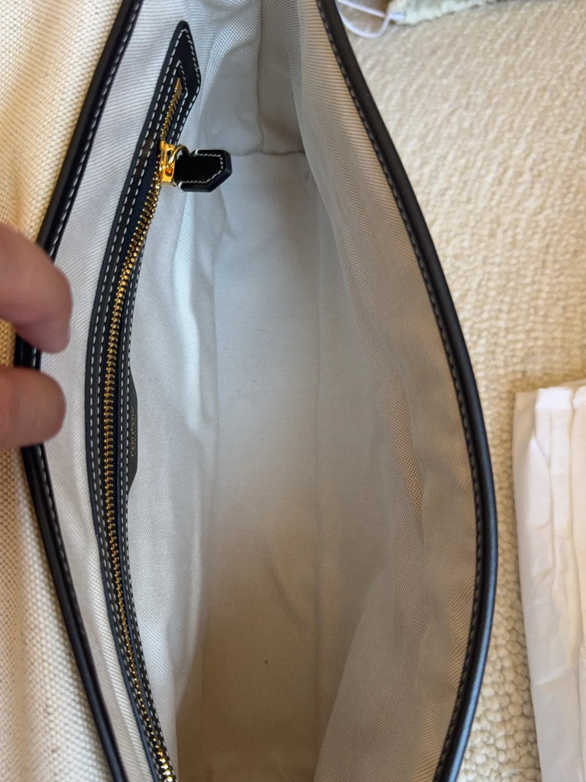 Tom Ford Canvas Pouch Clutch bag