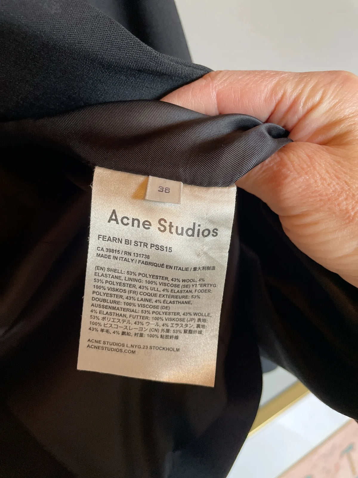 Acne Studios Fearn-kavaj