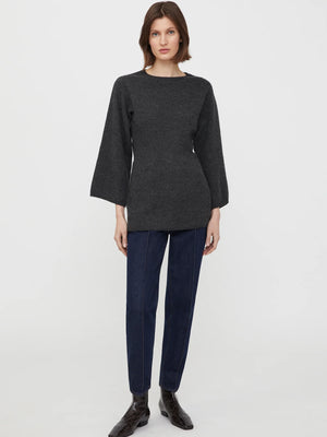 Toteme Curved Wool Cashmere Knit-ulltröja