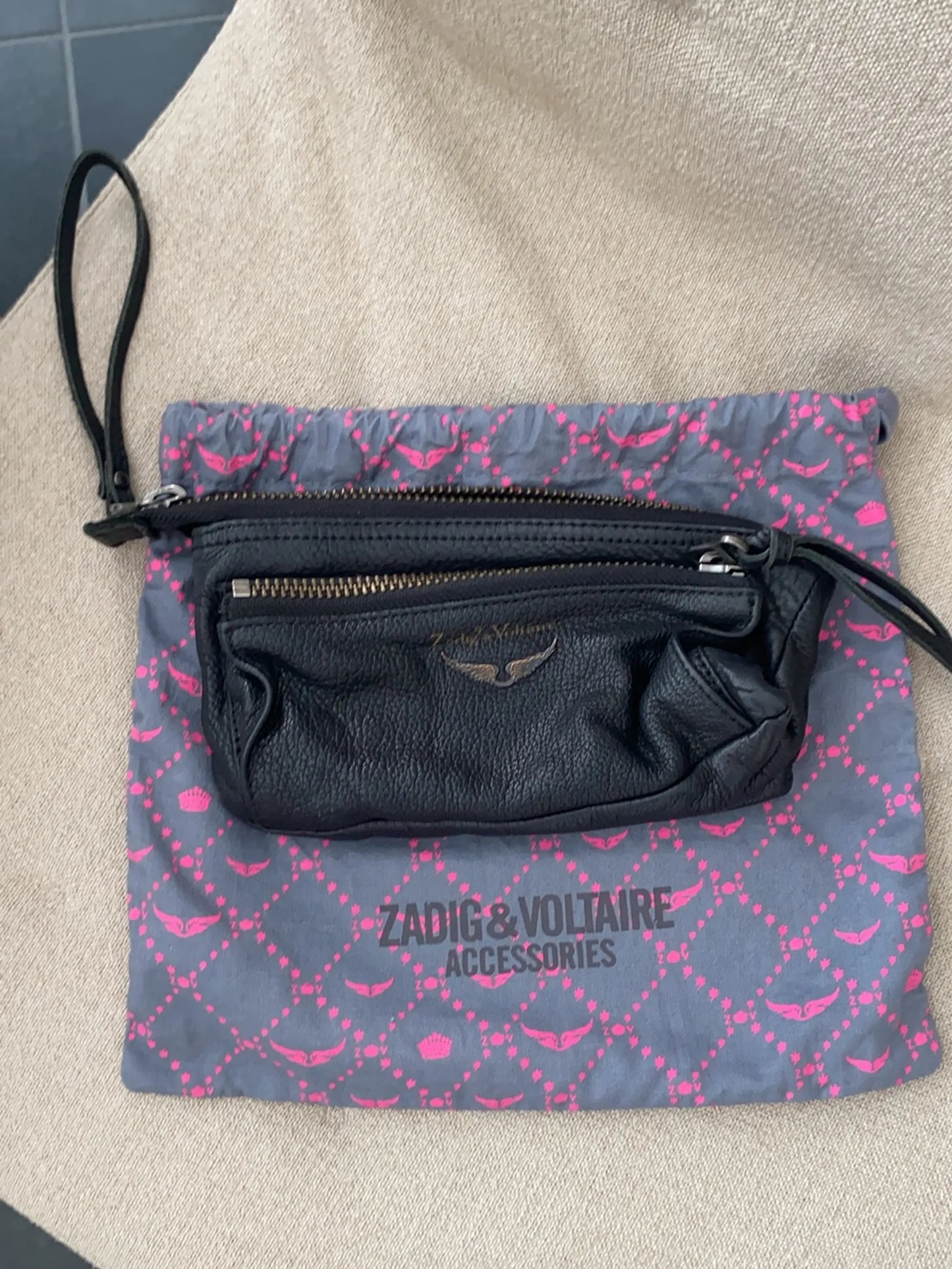 Zadig & Voltaire Zadig&voltaire Pochette Etoile Stamp Handbag