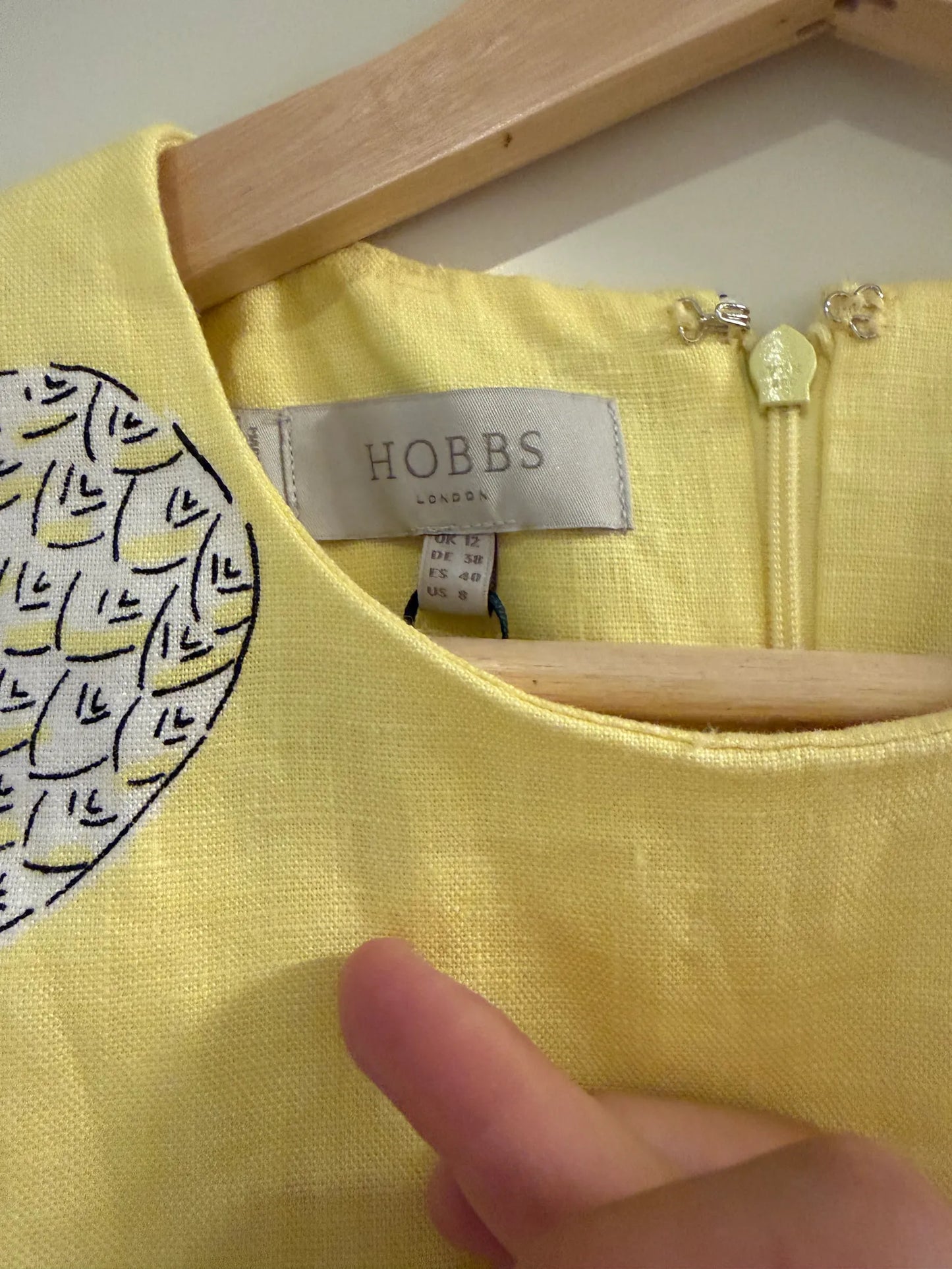 Hobbs Twitchill Tie-waist Floral Dress