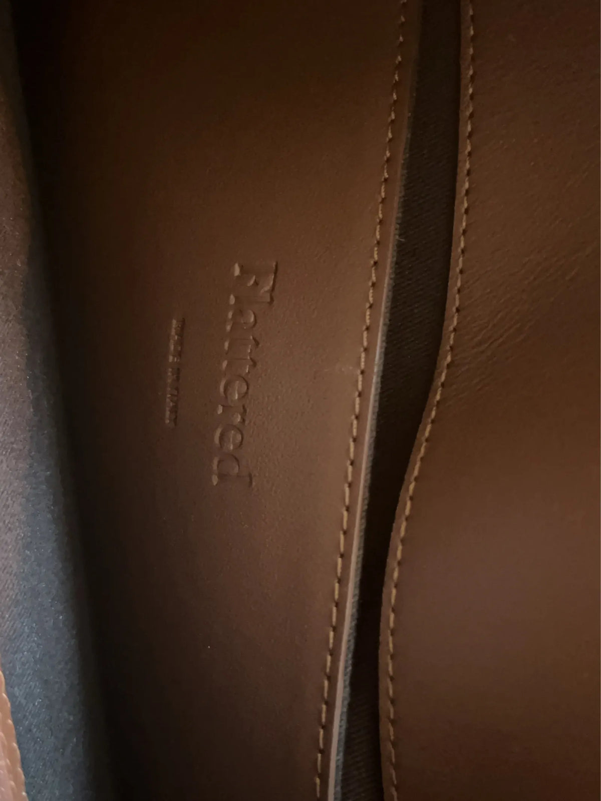 Flattered Hedda Mini Handbag Leather Chocolate-skinnhandväska NWOT