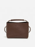 Flattered Hedda Mini Handbag Leather Chocolate-skinnhandväska NWOT