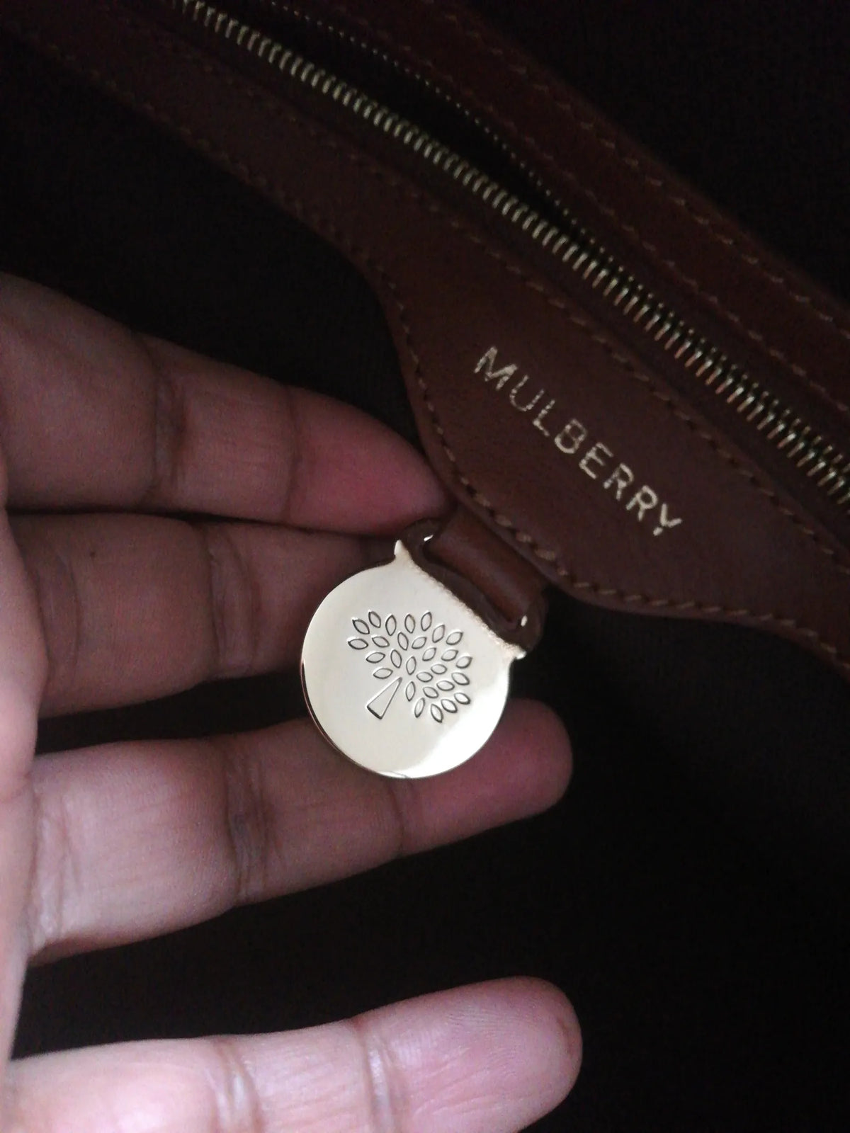 Mulberry Tasha-skinnhandväska