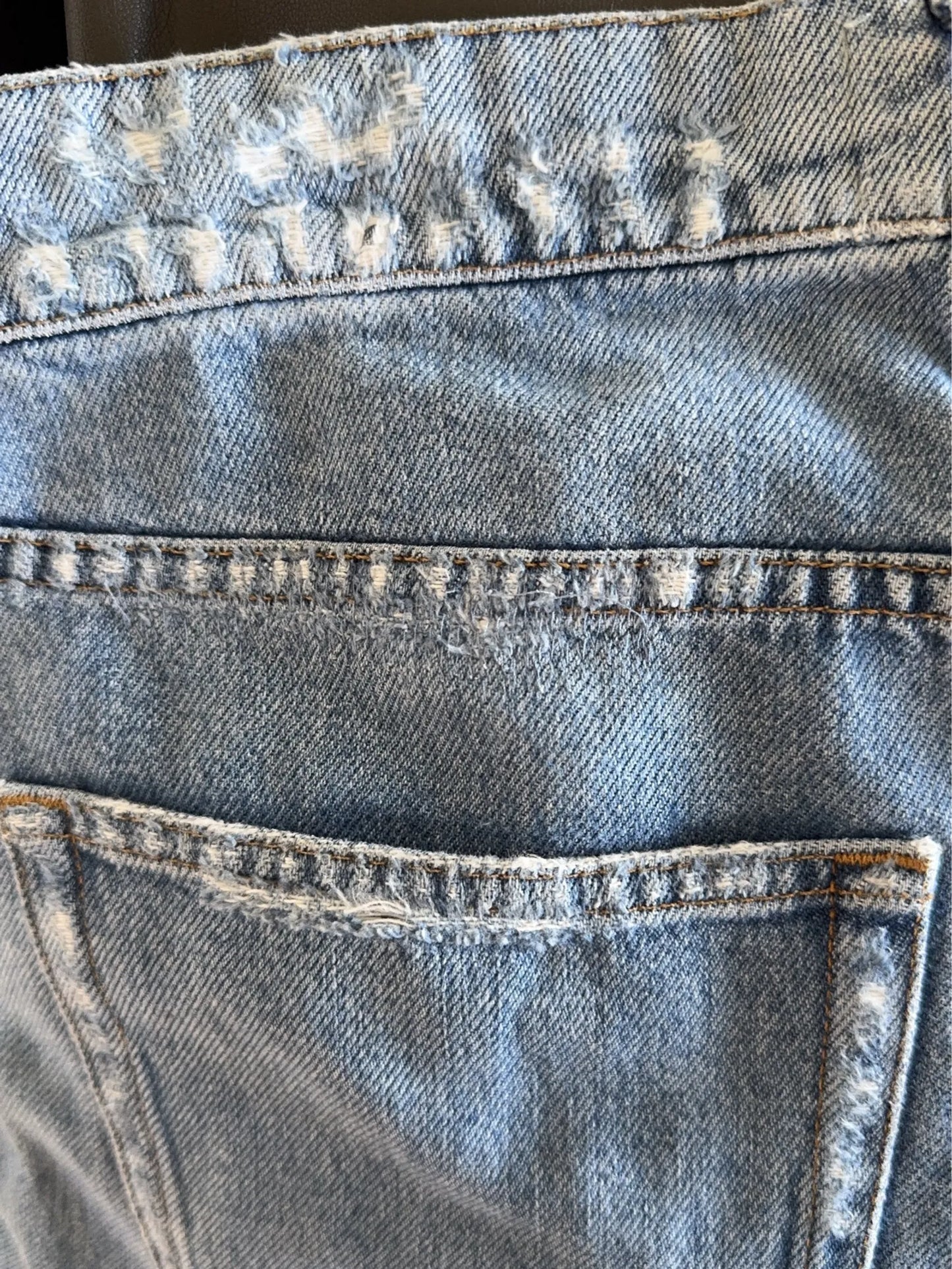 Acne Studios Boy Indigo Fray Jeans