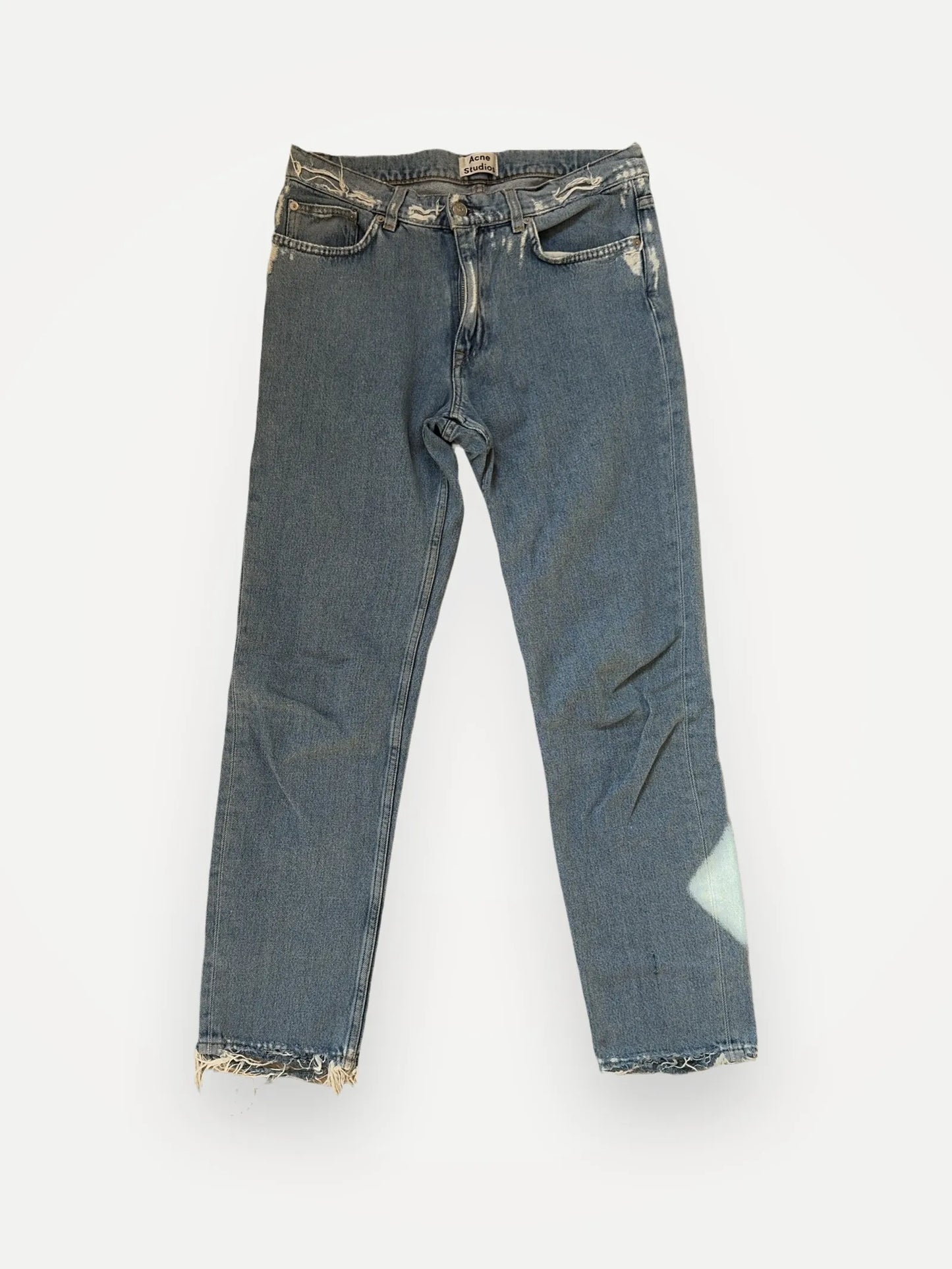 Acne Studios Boy Indigo Fray Jeans
