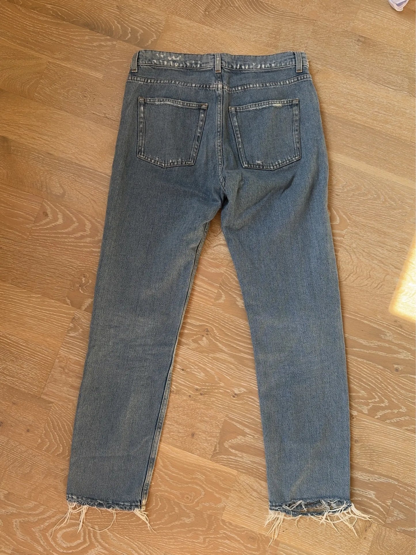 Acne Studios Boy Indigo Fray Jeans