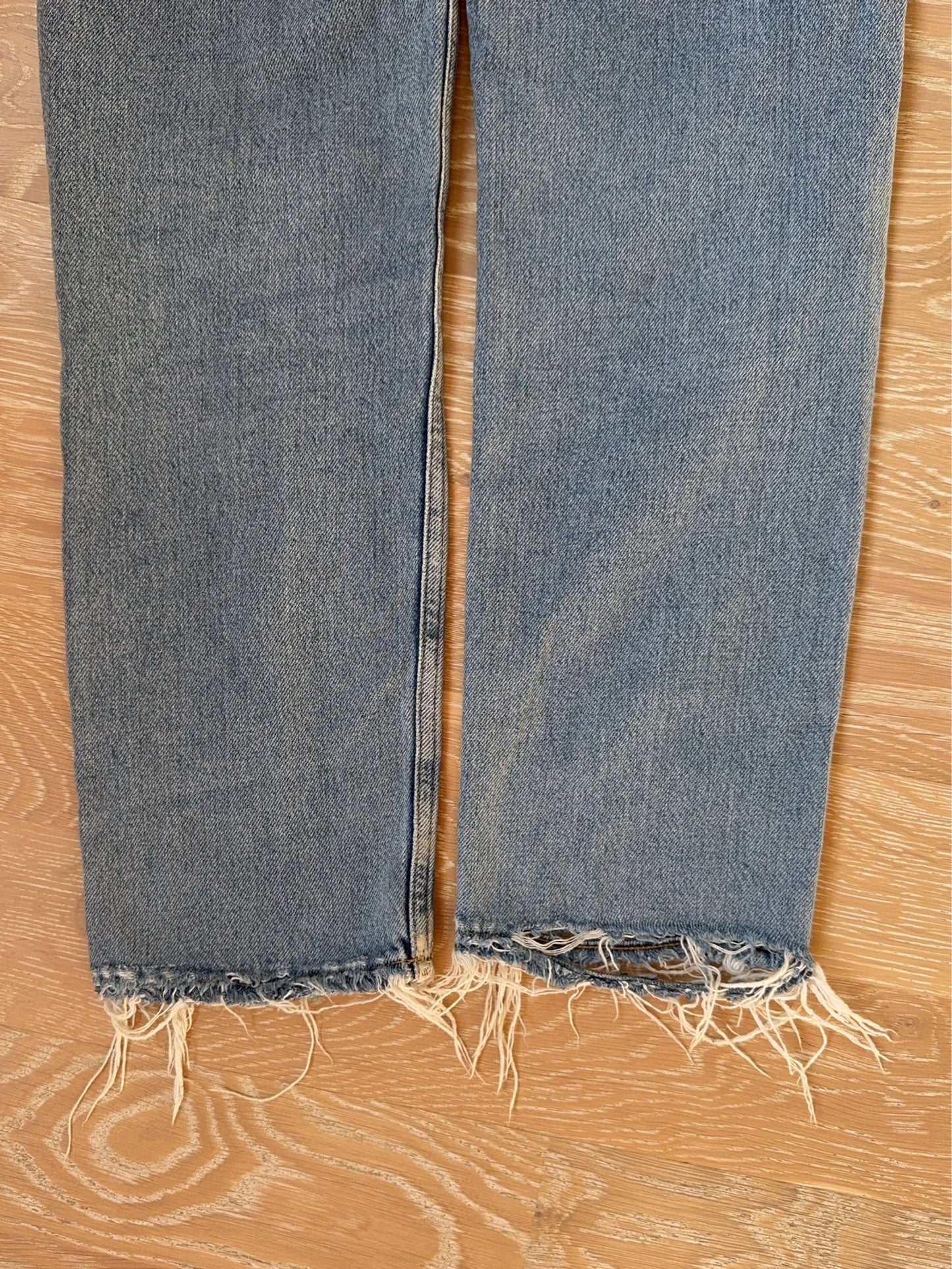 Acne Studios Boy Indigo Fray Jeans