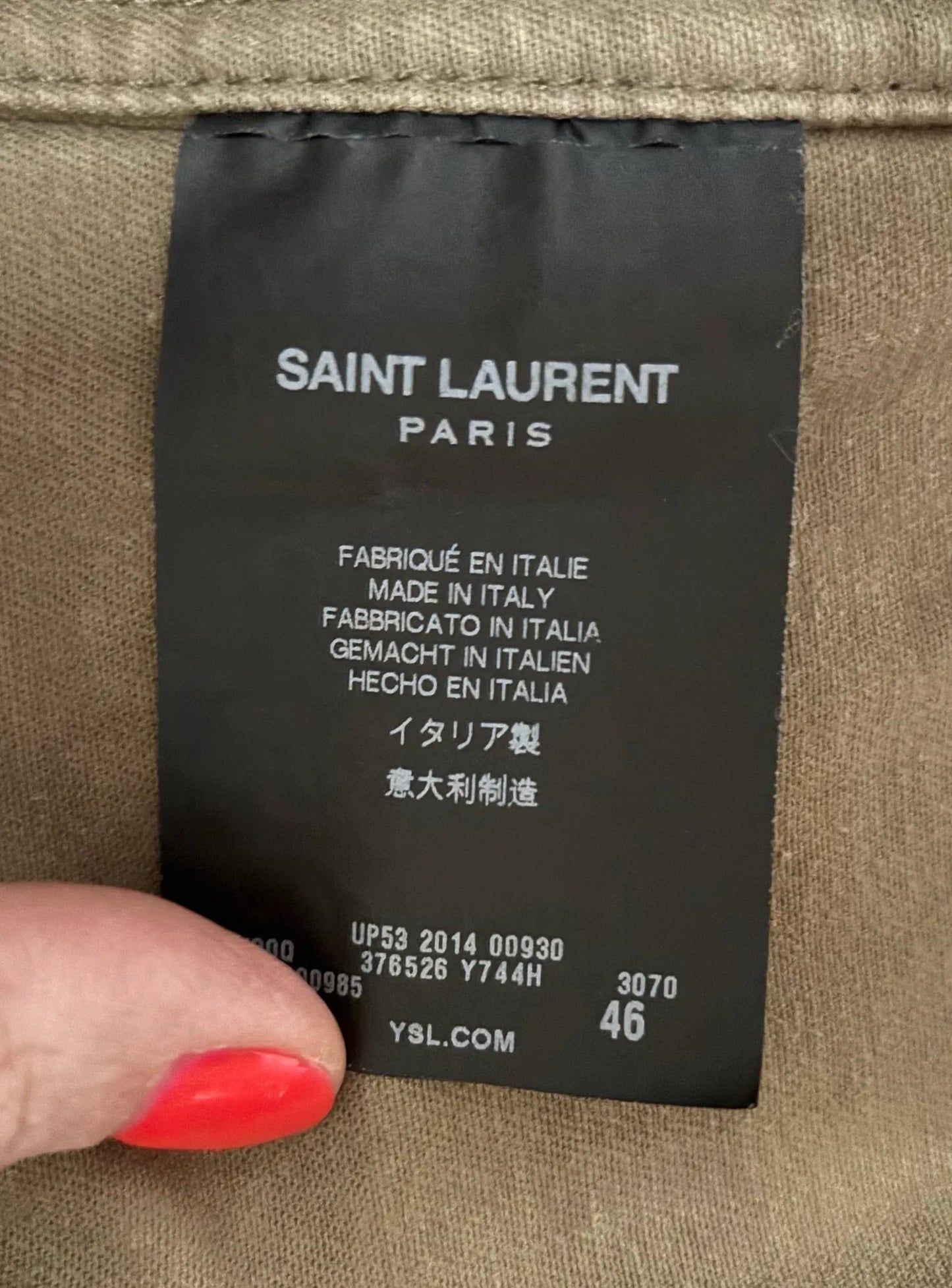Saint Laurent-jacka
