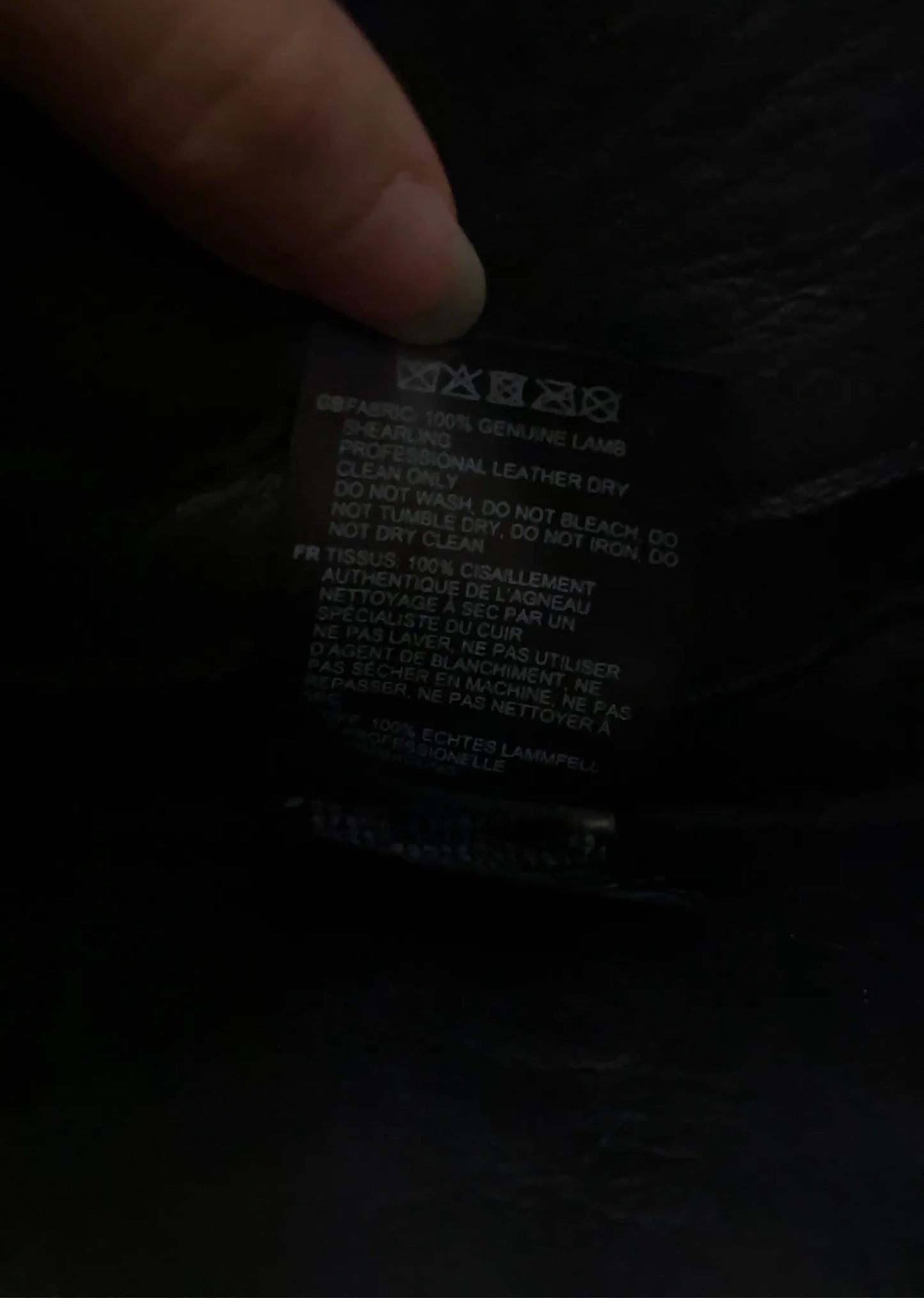 Toteme Teddy Shearling-skinnjacka NWOT