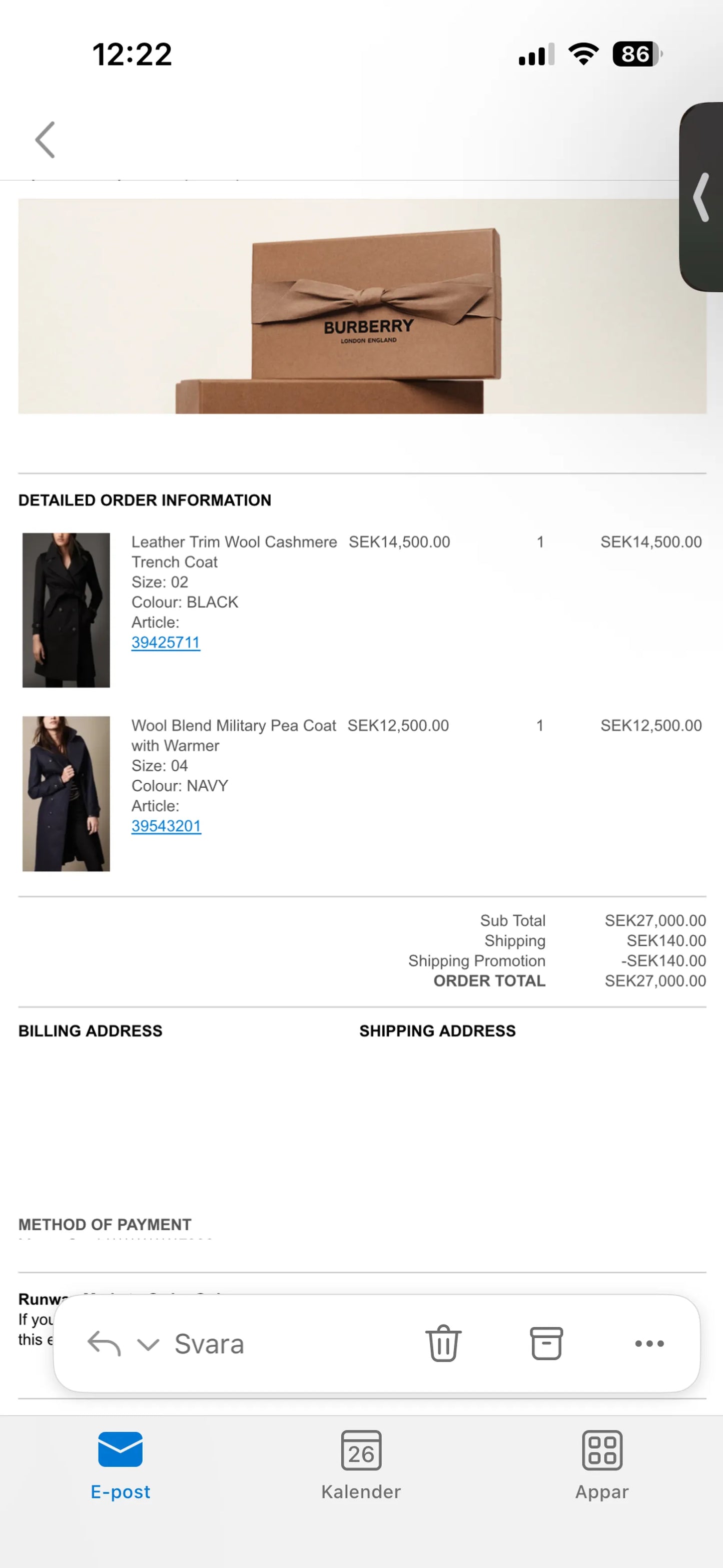 Burberry Coat