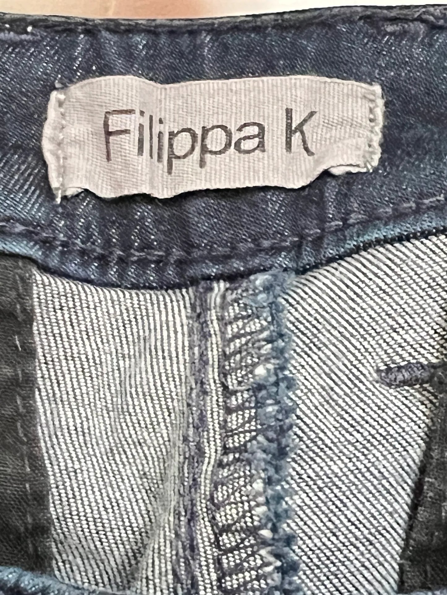 Filippa K Super Stretch Denim Slacks-byxor