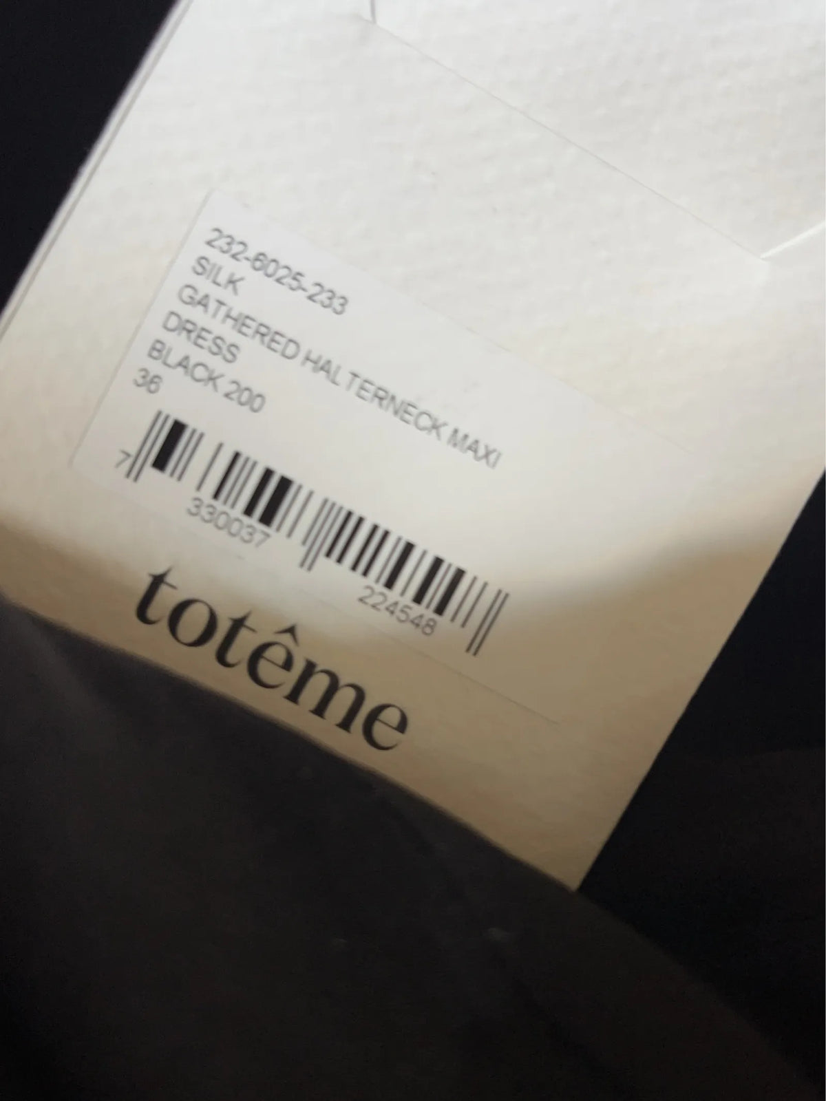 Toteme Silk Gathered Halterneck Maxi Dress
