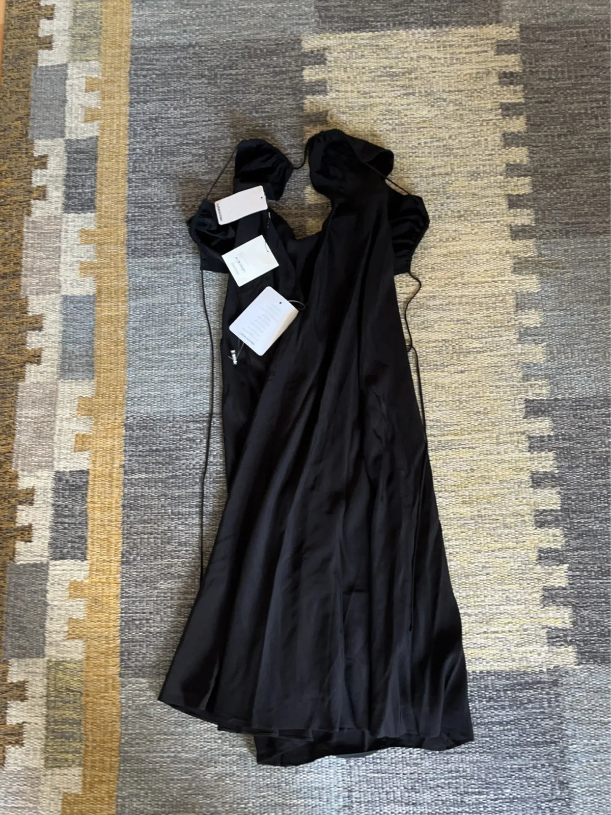 Toteme Silk Gathered Halterneck Maxi Dress