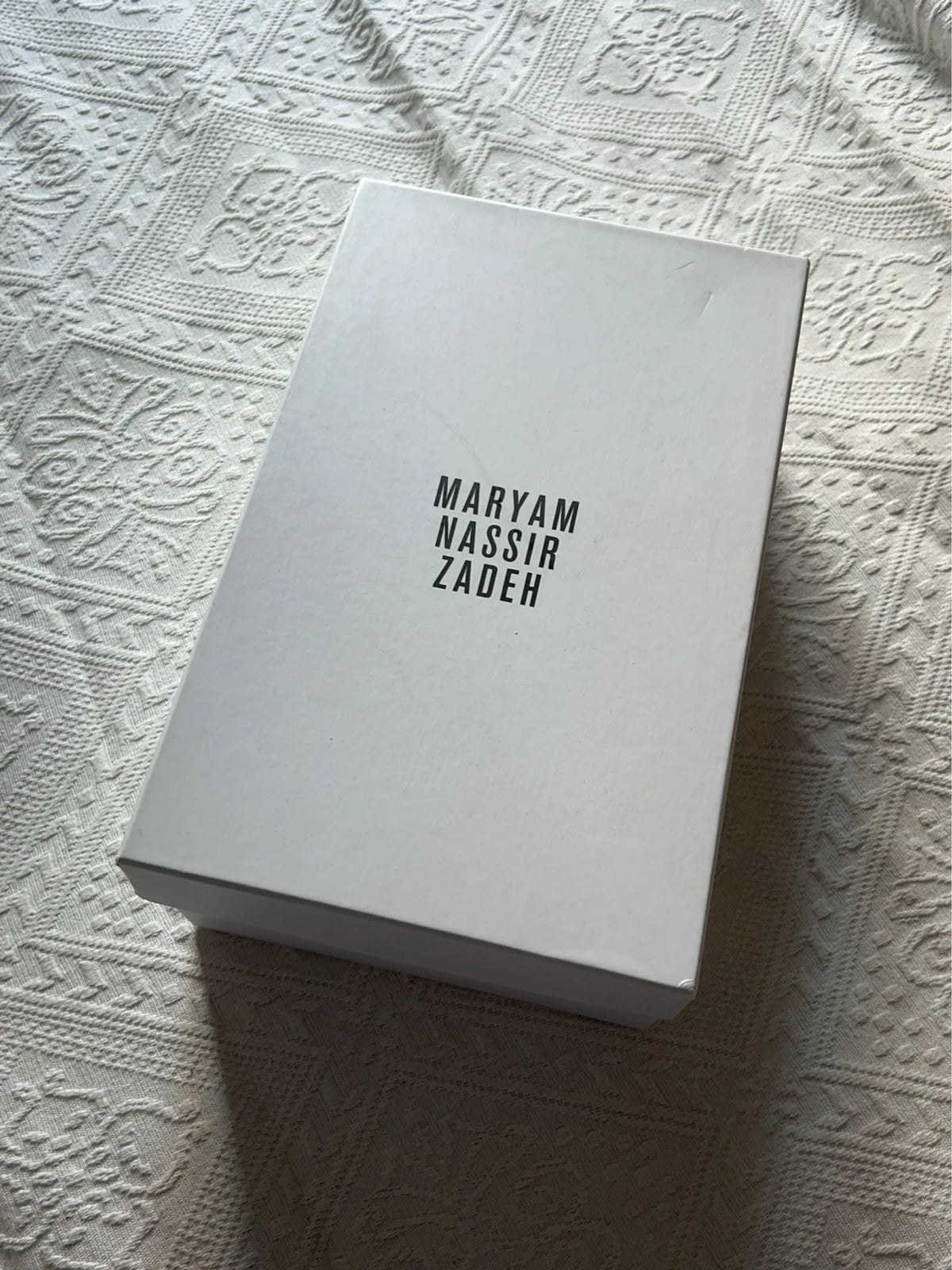 Maryam Nassir Zadeh Cleo Slide Fleur-skinnklackar NWT