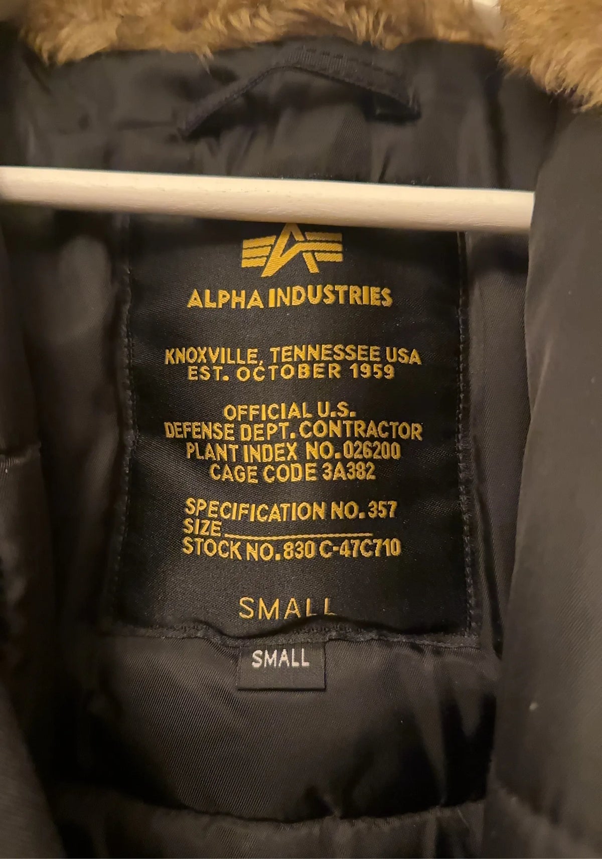 Alpha Industries Polar Unisex - Parkas Black Jacket