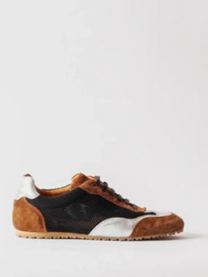 Blankens The May Black And Silver-skinnsneakers NWOT