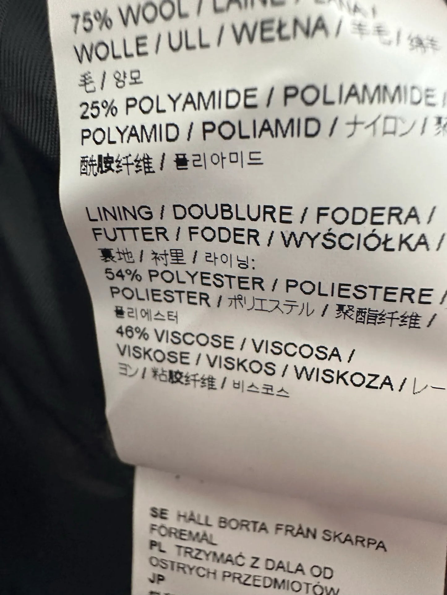 Eytys Genesis Antracite-ullkappa NWOT