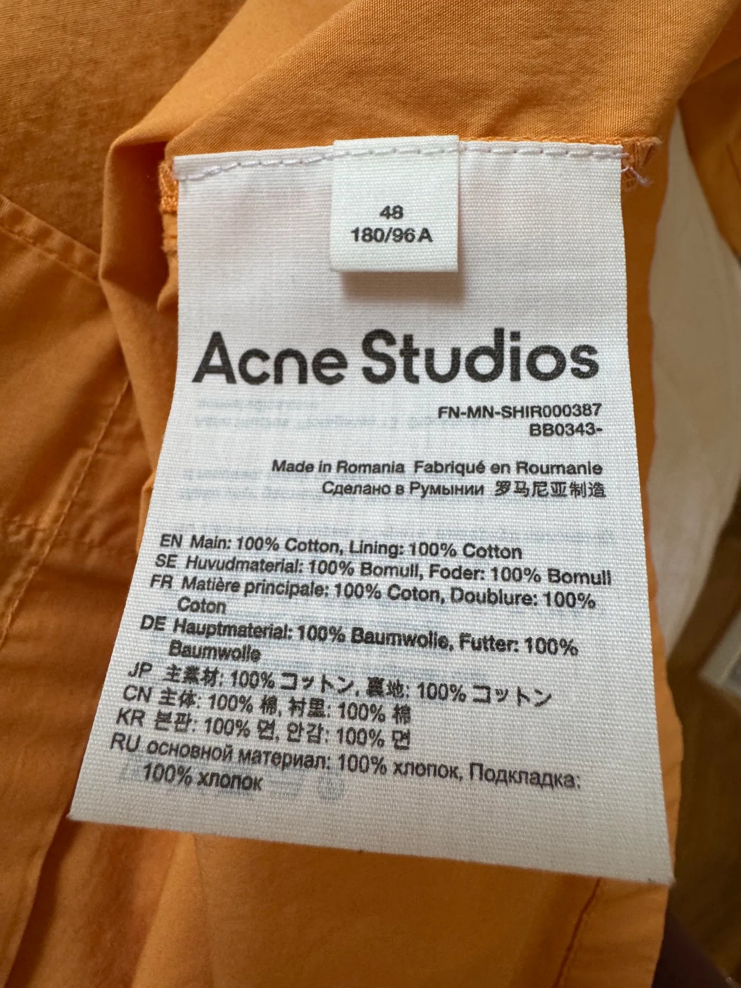 Acne Studios-skjorta
