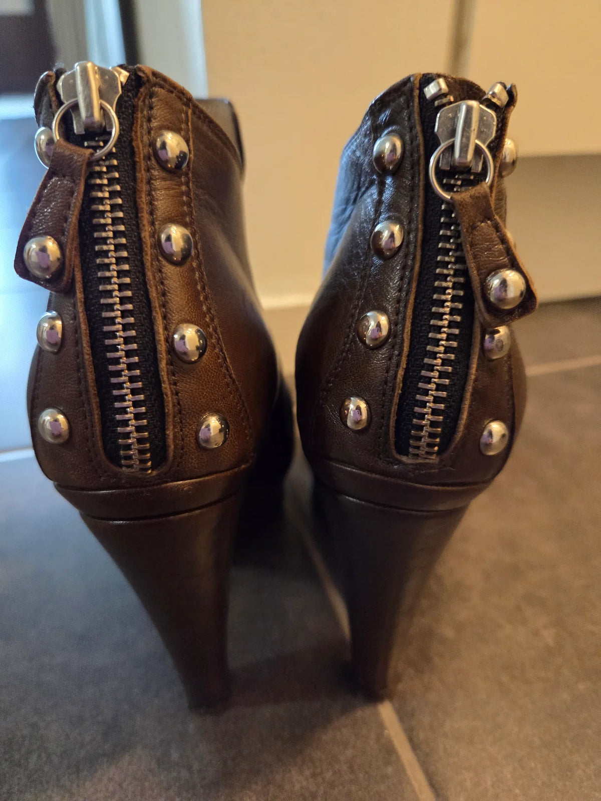By Malene Birger Studded Ankle-skinnboots
