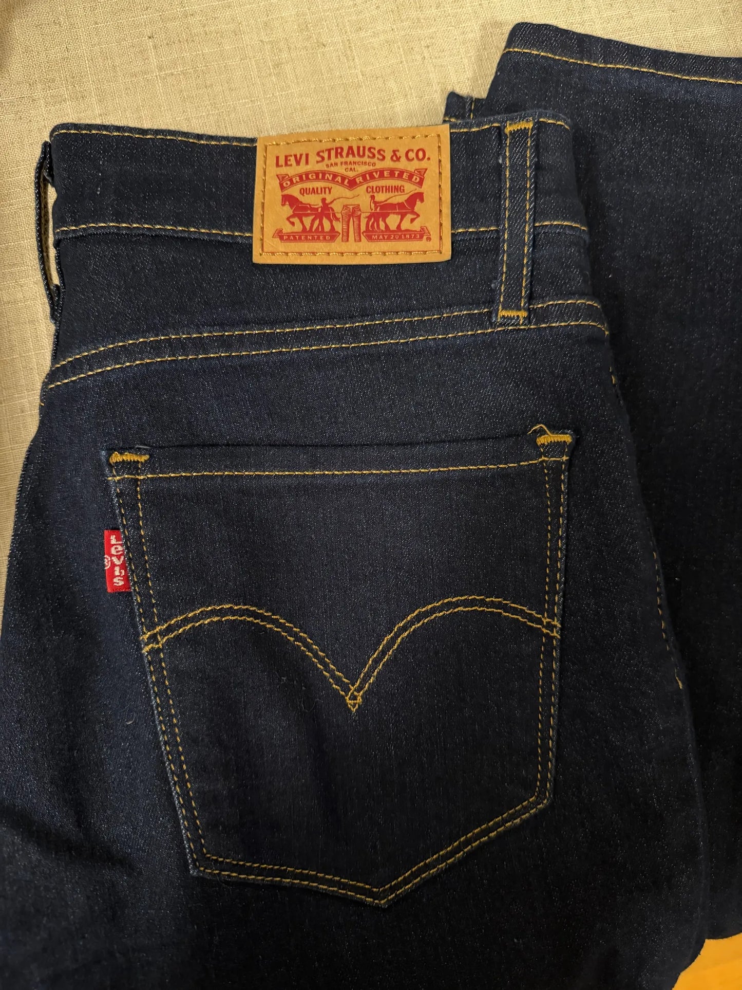 Levi's 721 High Rise Skinny Cast Shadows Jeans