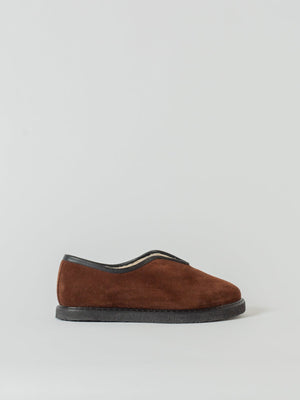 Blankens The Malin Warm Brown-skinnskor NWT