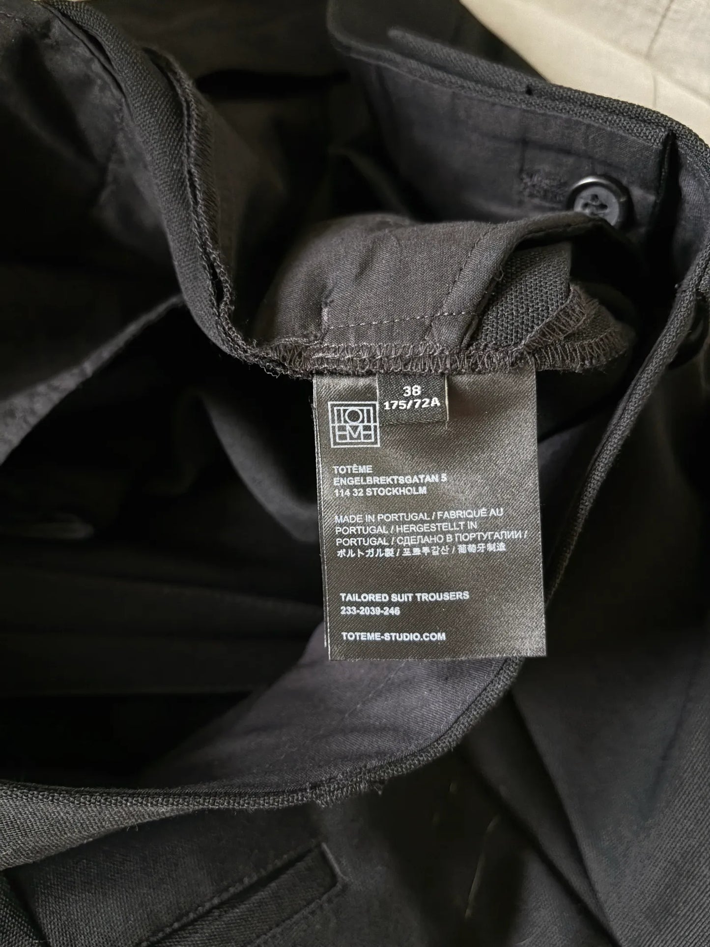 Toteme Tailored-ullkostymbyxor NWOT
