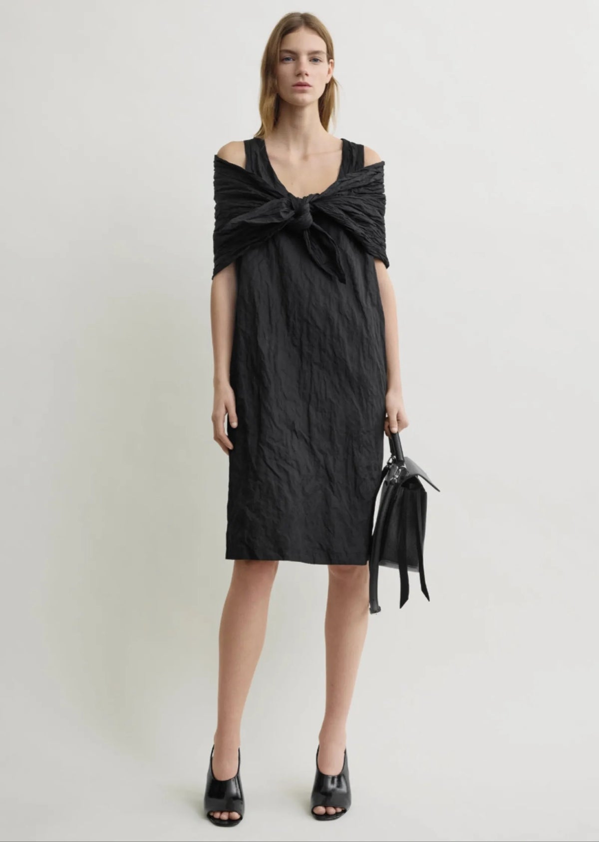 Toteme Crinkled Cotton Tank Dress