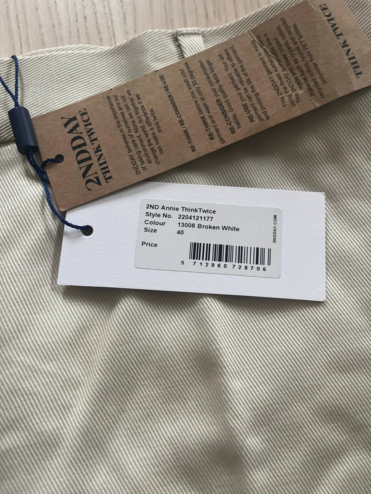 2NDDAY Annie Think Twice-byxor NWT