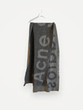 Acne Studios Wool Logo-ullhalsduk
