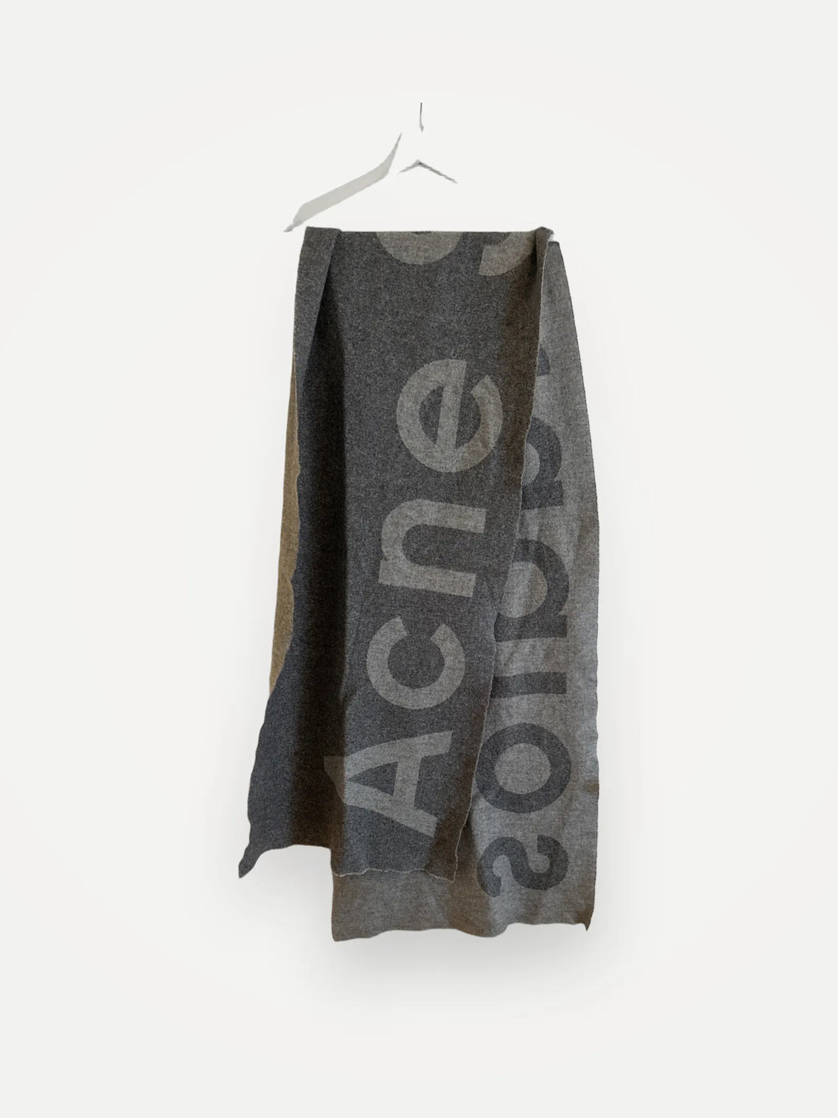 Acne Studios Wool Logo-ullhalsduk
