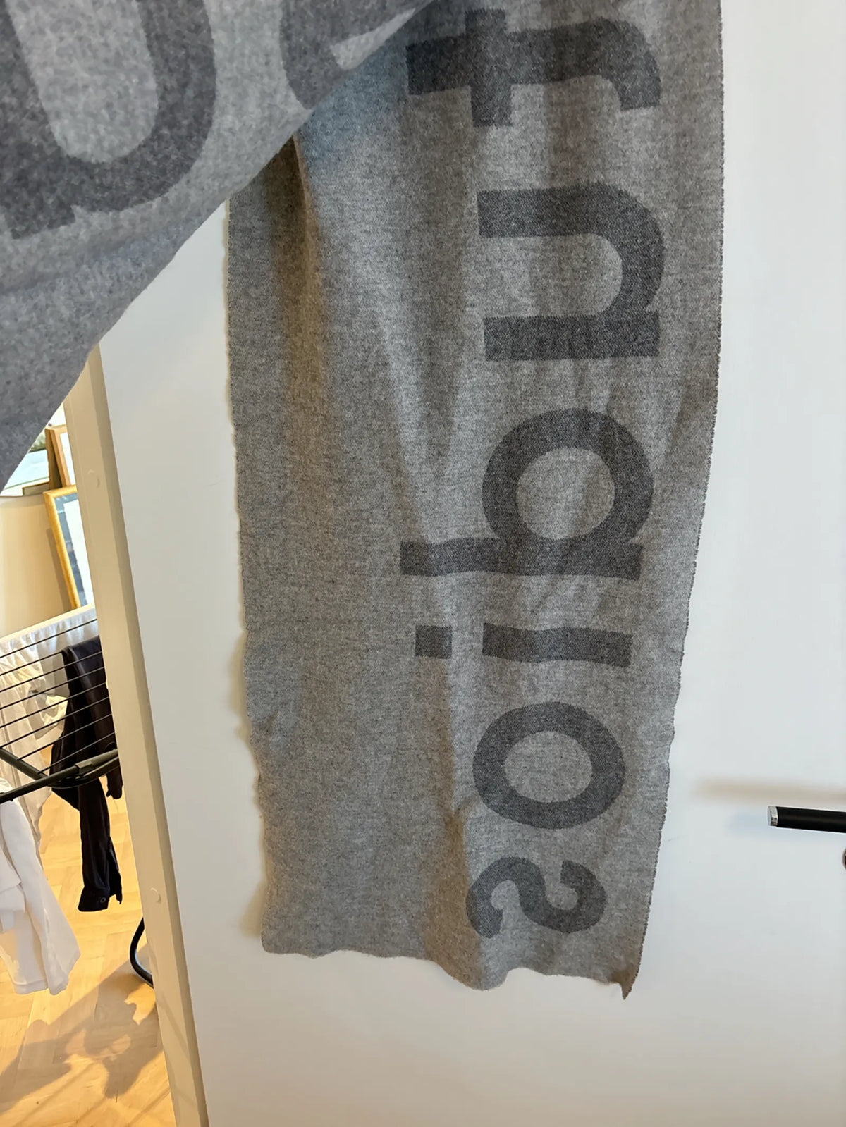 Acne Studios Wool Logo-ullhalsduk