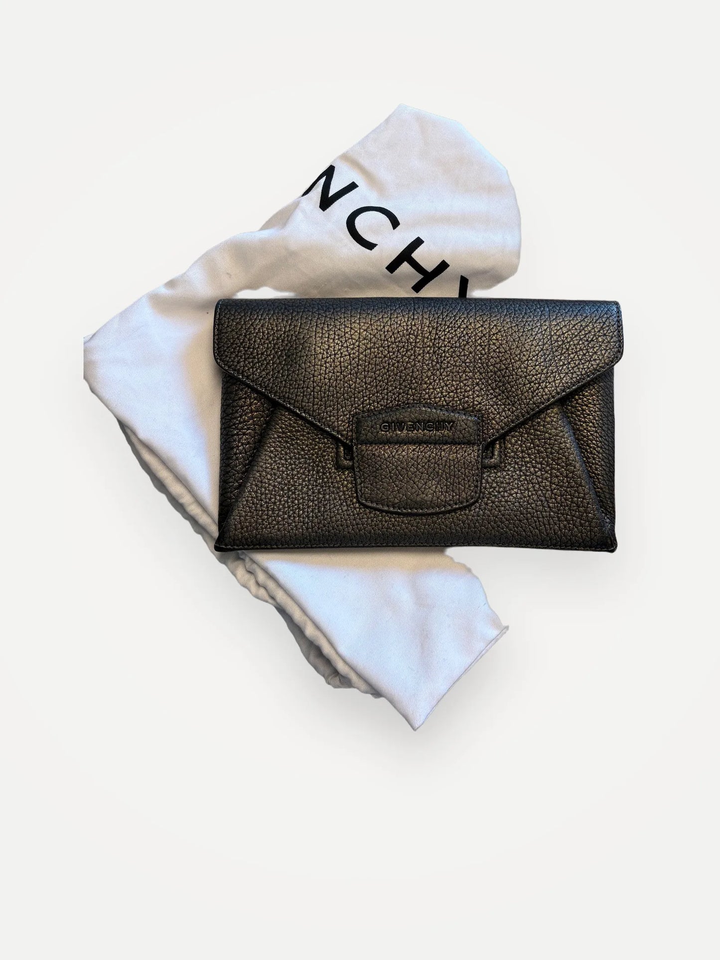 Givenchy Antigona Envelope Bronze Metallic Clutch bag
