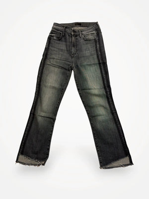 Mother The Insider Crop Step Fray Jeans