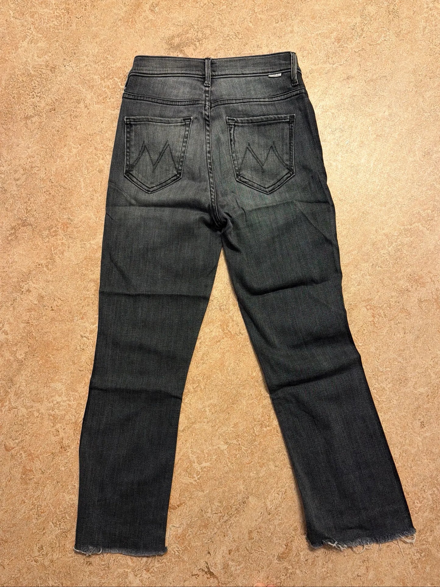 Mother The Insider Crop Step Fray Jeans