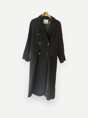 Samsøe Samsøe Maxi - Klassisk / Black-kappa